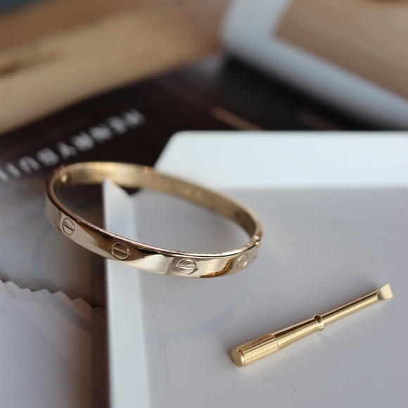 Cartier Jewelry - Aldo Cipullo VTG Cartier Vintage 1970s Revson Love Bracelet